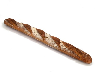 Baguette ronde semi-complet T80 450g