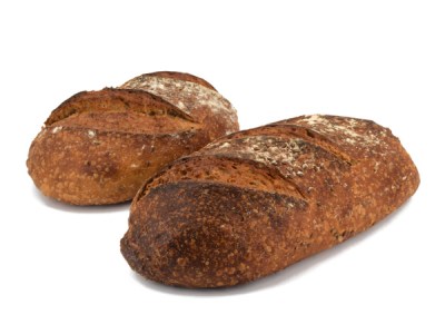 Petit et grand pain lin tournesol ovale