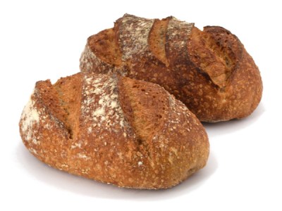 Petit et grand pain sésame ovale