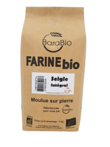 Farine de seigle intégrale 1kg