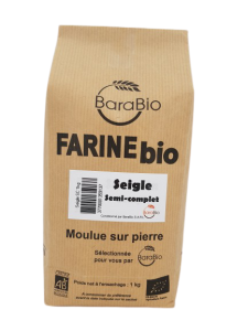 Farine de seigle semi-compète 1kg