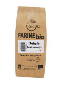 Farine de seigle semi-compète 500g
